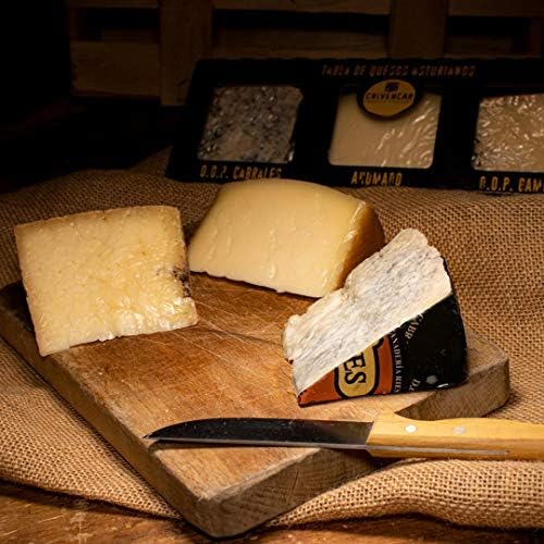 Caja de tres cuñas de quesos asturianos. Crivencar - Imagen 2